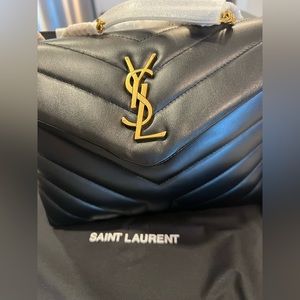 LOULOU SMALL CHAIN BAG IN QUILTED "Y" LEATHER
